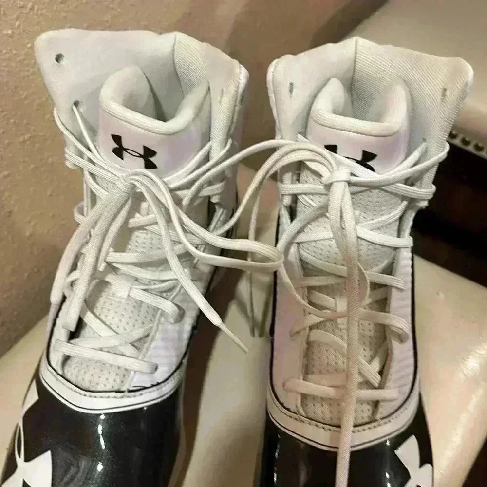 Under Armour, high top football cleats